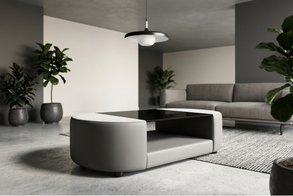 Sofatisch Wohnzimmer Design Glas Couch Sofatisch Polster Tisch Tische
