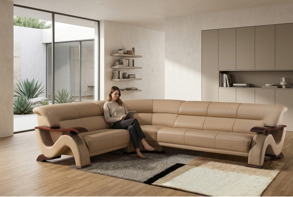 Ledersofa Sofa Wohnzimmer Couch Sofas Couchen Ecksofa Garnitur Sofas