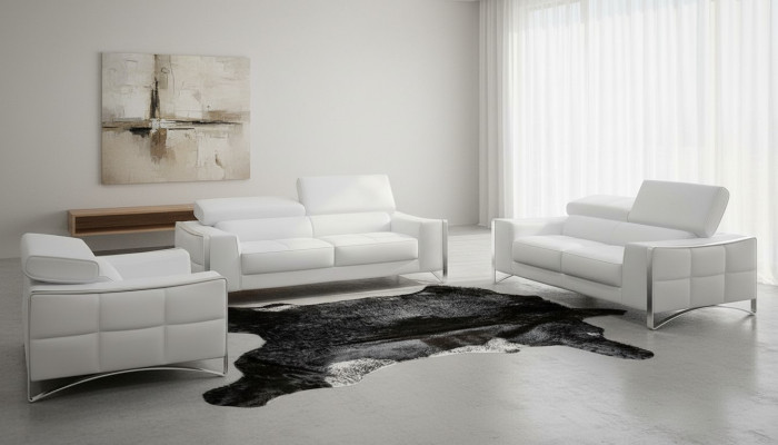 Multifunktions Ledercouch Sitz Polster Wohnzimmer Leder Garnitur Sofa