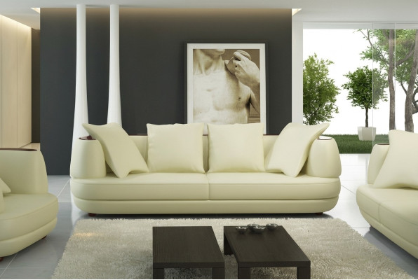 Designer Möbel Sofa Coch 3 Sitzer Polster Sofas Wohnzimmer Dekor Couchen