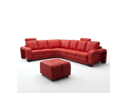XXL Multifunktions Ledercouch Couch Sofa Polster Ecksofa Moderne Big