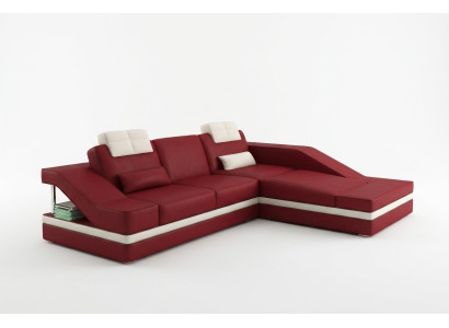 Design Ecken Polster Eck Sofa XXL BigCouch Leder Sofas Garnitur