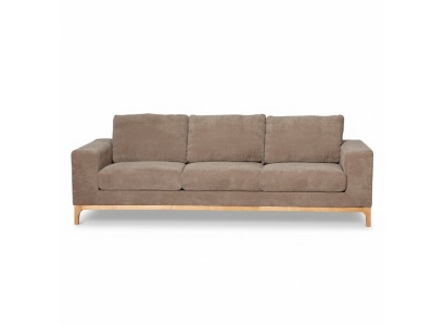 Sofa 3 Sitzer Couch Polster Sofas Couchen Wohnzimmer Design Textil Stoff Neu