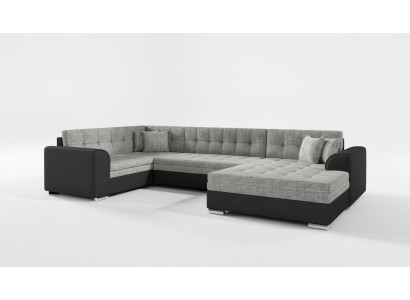 Design Ecksofa Schlafsofa Bettfunktion Couch Leder Textil Polster Sofas Neu 5932