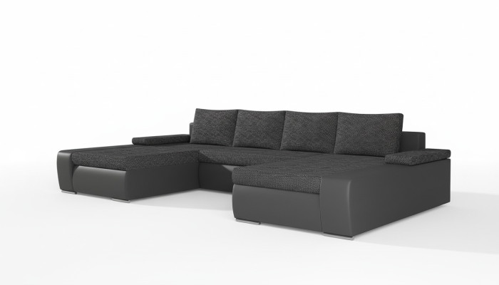 XXL Big Schlafsofa Relax Wohnzimmer Ecksofa Garnitur Polster Couch Eckgarnitur