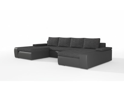 XXL Big Schlafsofa Relax Wohnzimmer Ecksofa Garnitur Polster Couch Eckgarnitur