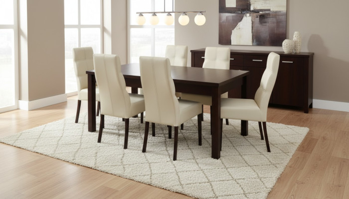 Esszimmer Tisch + 6 Stühle Garnitur Stuhl Set Essgarnituren Tische