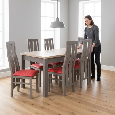 Esstisch Sitzgarnitur Tisch Stuhl Set Esszimmer Garnituren Design Sets