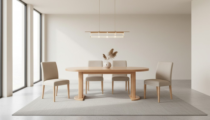Tisch 240cm Designer Konferenztisch Holztisch Tische Meeting Esszimmer