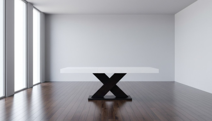 Ausziehbarer Design Holztisch Tisch Ess Wohnzimmer Holz Tische Massiv