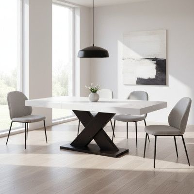 Ausziehbarer Design Holztisch Tisch Ess Wohnzimmer Dekor Holz Tische Massiv