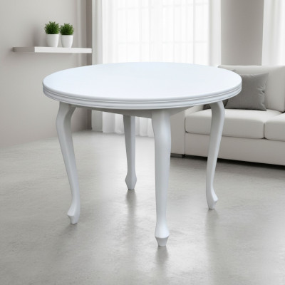 Klassischer Rund Runder Tisch Holz Design Esszimmer Tische Wohnzimmer