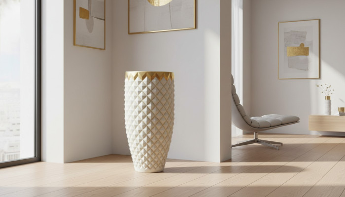 XXL Vase Tisch Dekoration Deko Vasen Antik Stil Skulptur Figur Kelch Rom 0901
