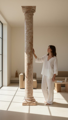 VIP Einrichtung Luxus Säulen Säule Antiker Stil 275cm XXL Römische Antike