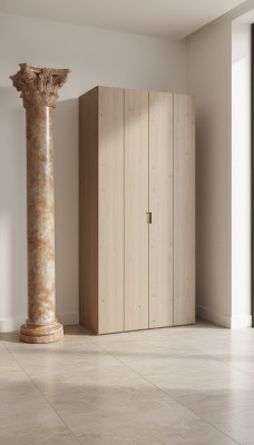 XXL Griechische Säule 300cm Groß Stil Design Säulen Luxus Stützen Antik Stil
