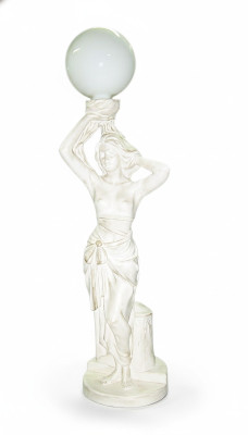Antike Stil Figur Stehlampe Standleuchte Lampe Lampen Lebensgroß Beleuchtung