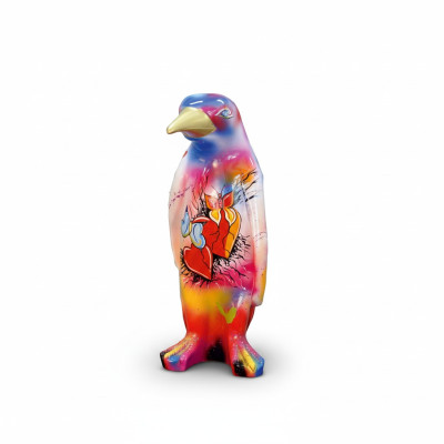XXL 67cm Designer Figur Handarbeit Bemalt Figuren Skulptur Skulpturen Statue Neu
