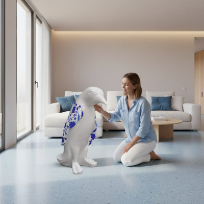 Design Pinguin Figur Statue Skulptur Figuren Skulpturen Dekoration Deko 3078