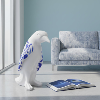 Design Pinguin Figur Statue Skulptur Figuren Skulpturen Dekoration Deko 3078