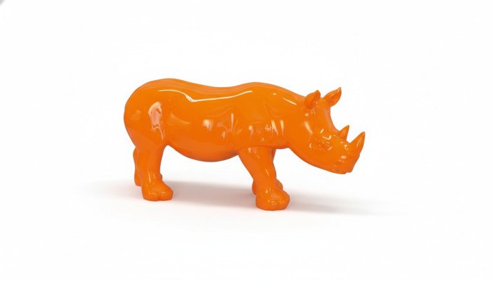 Design Nashorn Figur Statue Skulptur Figuren Skulpturen Dekoration Deko 3087 Neu