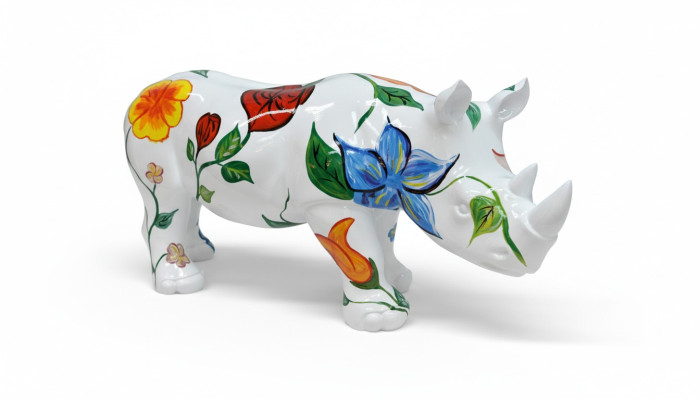 Design Nashorn Figur Statue Skulptur Figuren Skulpturen Dekoration Deko 3094 Neu