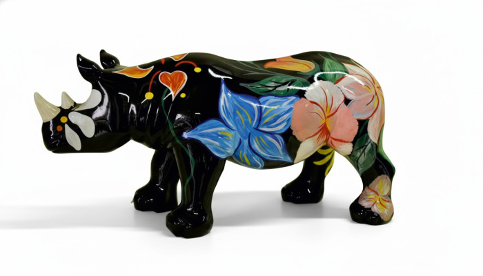 Design Nashorn Figur Statue Skulptur Figuren Skulpturen Dekoration Deko 3095 Neu