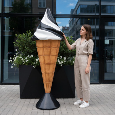 DESIGN EISDIELE EIS FIGUR STATUE SKULPTUR FIGUREN SKULPTUREN DEKO 5648
