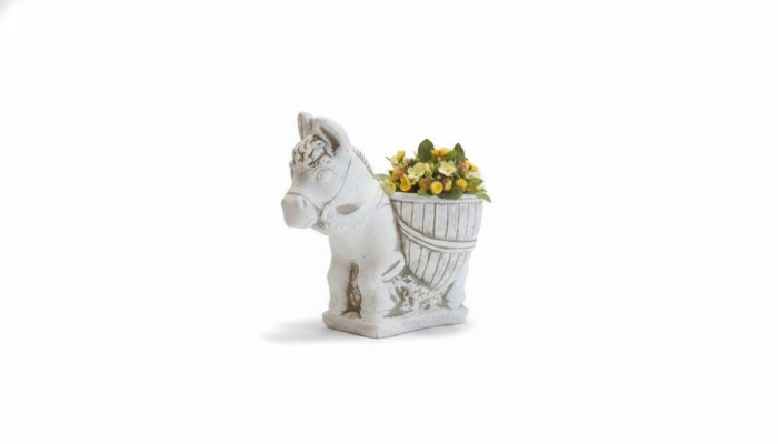 Blumenkübel Pflanz Kübel Dekoration Figur Vasen Blumentöpfe Natur Garten