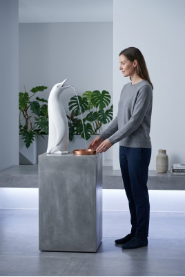 Garten Deko Pinguin Statue Skulptur Figuren Skulpturen Designer Figur