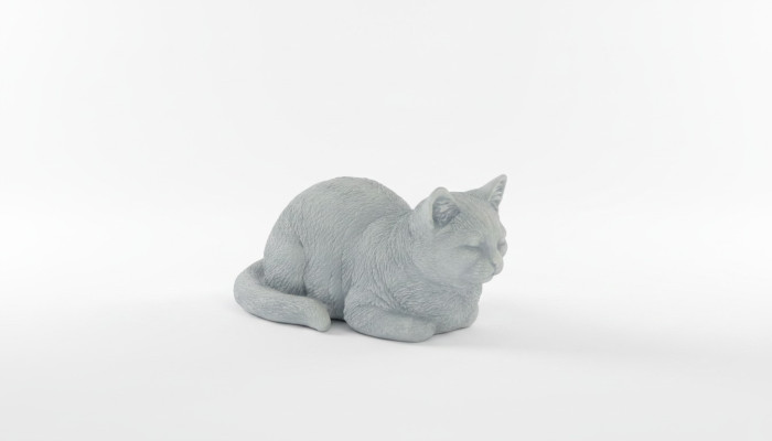 Garten Dekoration Dekorative Katze Terrasse Stein Figuren Figur Statue