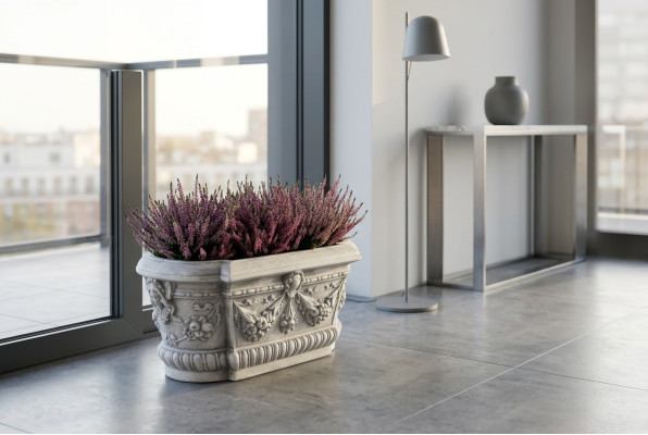 Blumentöpfe Dekorative Kasten Topf Blumen Töpfe XXL Garten Beton Terrasse