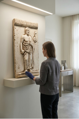 Antik Stil Römisches Wandrelief Relief Wand Bilder Bild Gemälde Stein Griechen