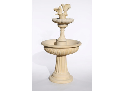 Springbrunnen Froschbrunnen Brunnen 162cm Steinbrunnen Gartenbrunnen Fontaine