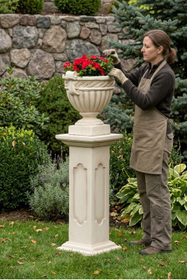 Säule Figur Skulptur Figuren Statue Säulen Design Garten Dekoration Terrasse