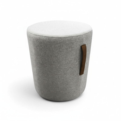 Pouf Fußhocker Rund Hocker Polsterhocker Sitzhocker Badhocker Runde Ottomane Neu