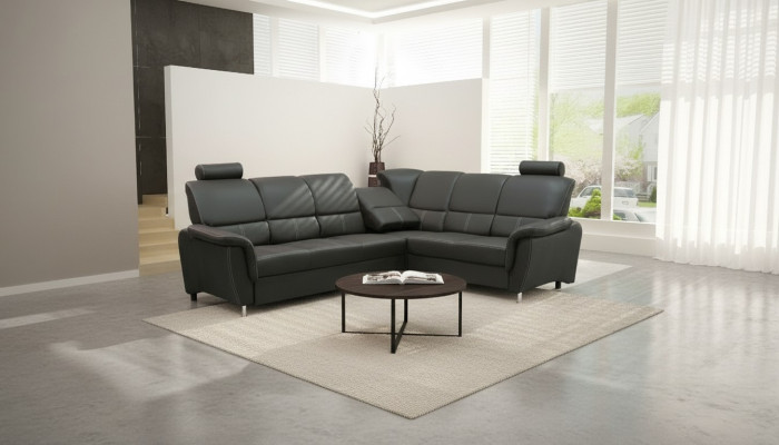 Wohnlandschaft Ecksofa Bettkasten Schlafsofa Sofa Polstersofa Couch Eck Sofas
