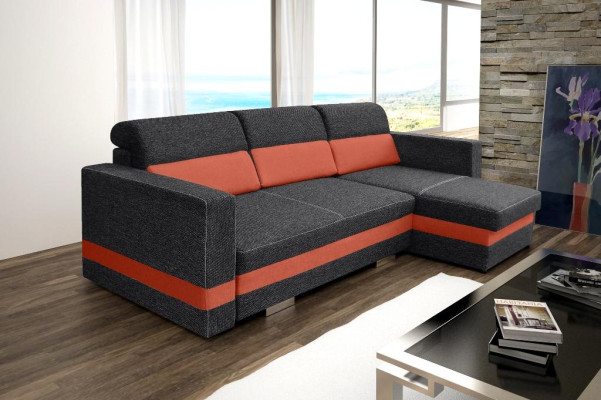 Schlafsofa Eck Sofa Couch Polster Eck Bettfunktion Neu Schlaffunktion Garnitur