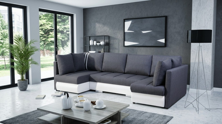XXL Wohnlandschaft Sofa Couch Polster Garnitur Ecke Designer U-Form Ecksofa Neu