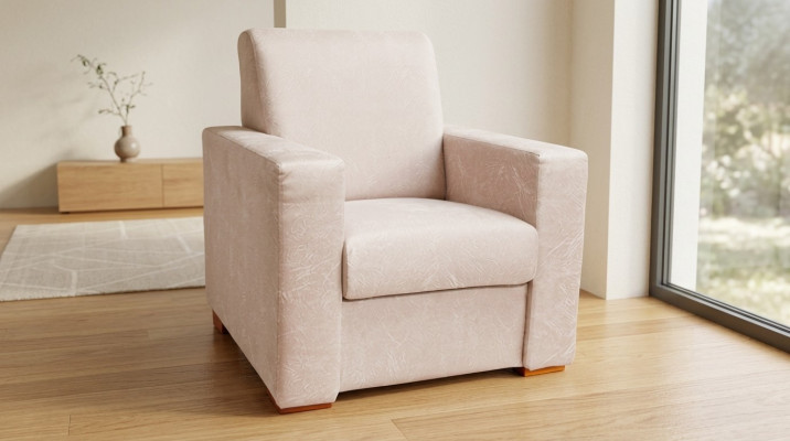 Esszimmer Stuhl 1 Sitzer Sessel Holz Luxus Klasse Möbel Design Sessel