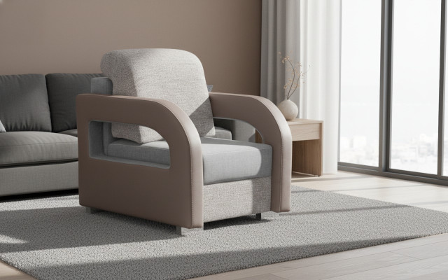 Sessel Fernsehsofa 1 Größe Couch Designer TextilStoff Sofas Polster Relax