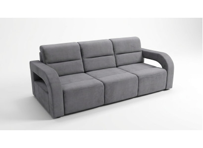 3 Sitzer Luxus Bank Sofa Couch Blau Wohnzimmer Kanzlei Möbel