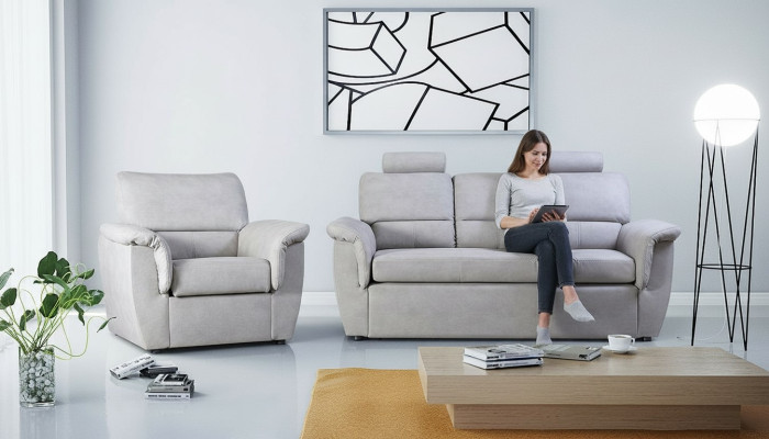 3 Sitz Sofa Couch Polster Garnitur Bettfunktion Schlafsofa Couchen Kasten Neu