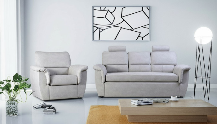 3 Sitz Sofa Couch Polster Garnitur Bettfunktion Schlafsofa Couchen Kasten Neu