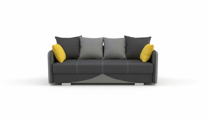 Textil Polster Stoff Garnitur Bettfunktion Schlafsofa Neu 3 Sitz Sofa Couch