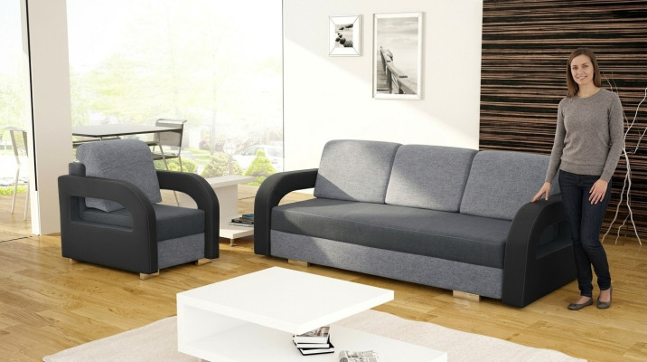 Schlafsofa Sofa Polster Bett Couchen Sofas Couch Sitz Bettfunktion 3 Sitzer Neu
