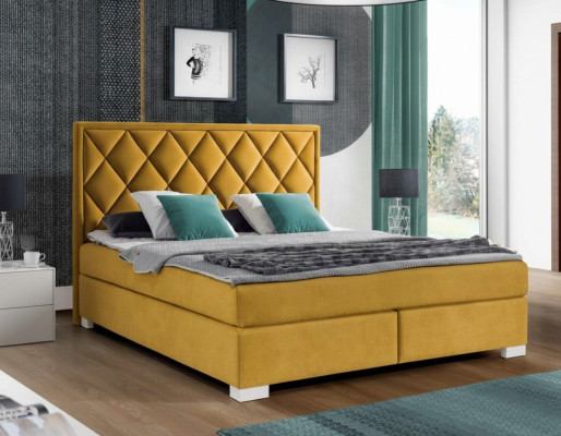 Betten Bett Polster Leder Textil Designer Edles Doppel Ehe Hotel Boxspring Neu