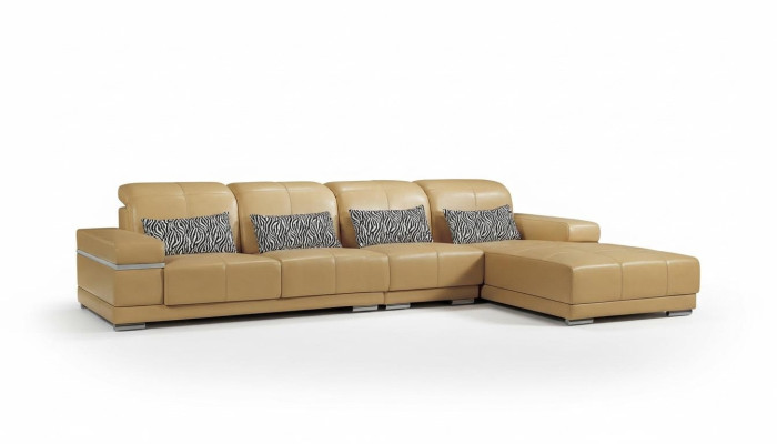 Couch Eck Sofa Leder Sitz Polster Garnitur Wohn Zimmer Landschaft Sofas