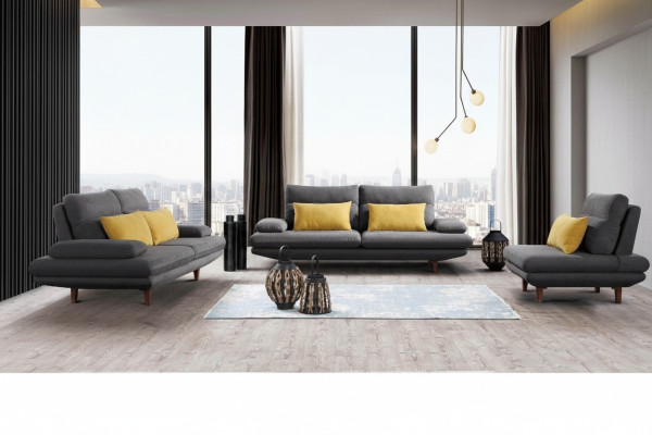 Designer Sofa Couch 2 Sitz Polster Leder Couchen Big Sofas Textil Neu