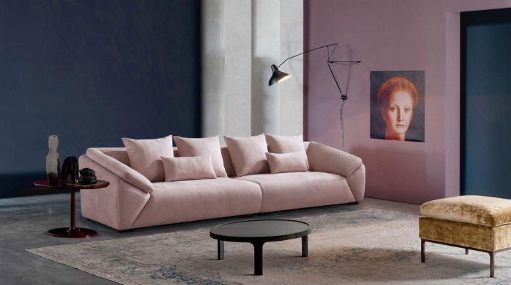 XXL Big Sofa Couch Wohnlandschaft Sofas Couchen Polster 4 Sitzer XXL 330 cm
