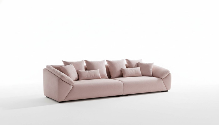 XXL Big Sofa Couch Wohnlandschaft Sofas Couchen Polster 4 Sitzer XXL 330 cm